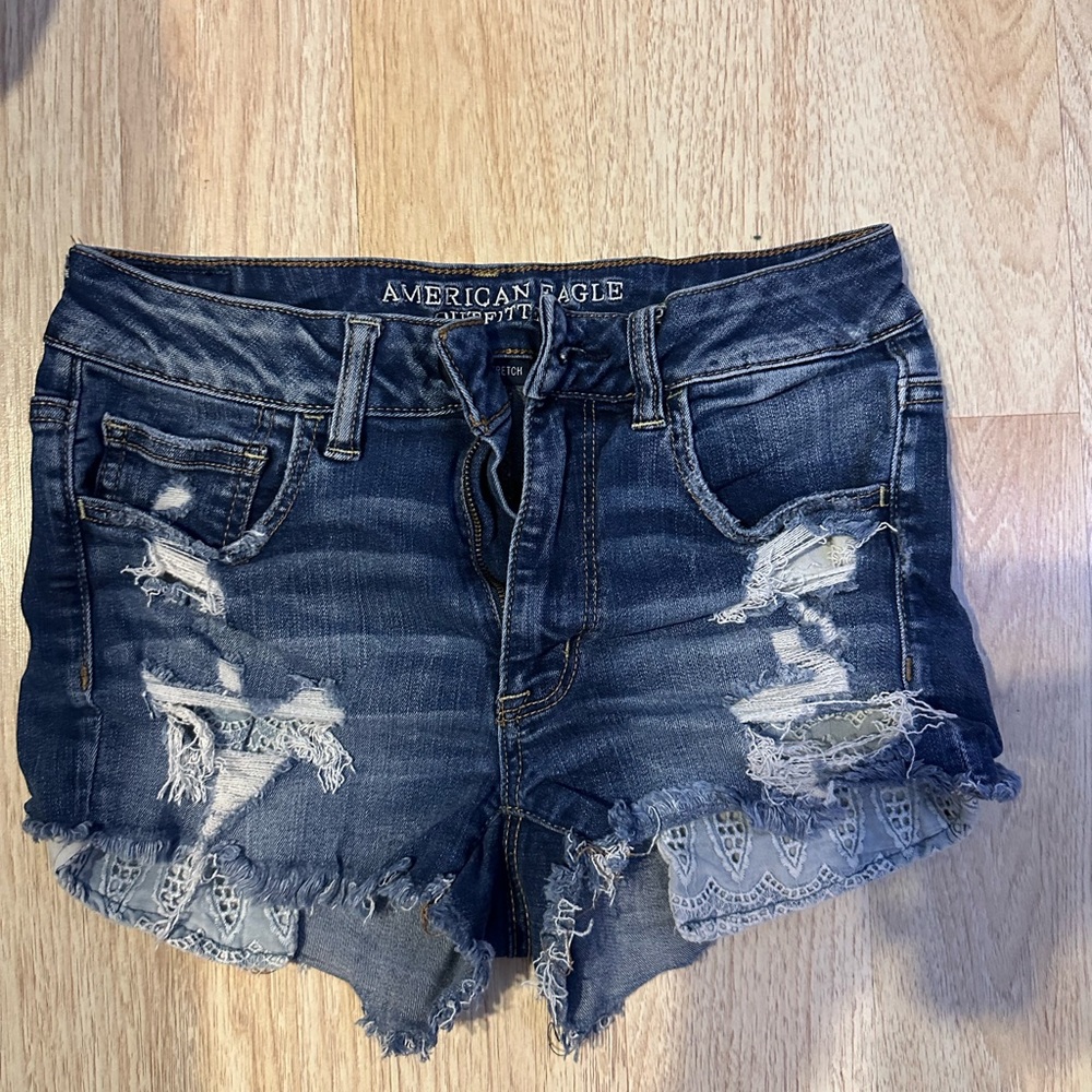 American eagle denim shorts